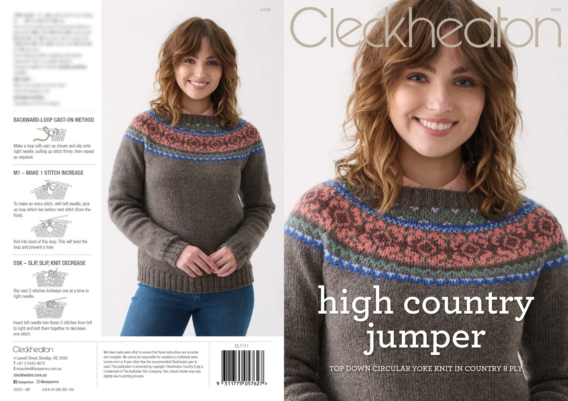 1018 High Country Jumper Leaflet