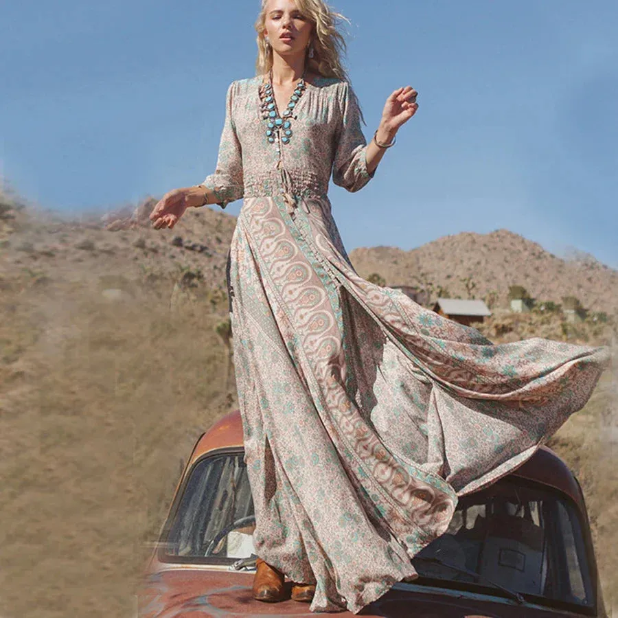 2024 Gypsy Hippie Women's Summer Boho Dress