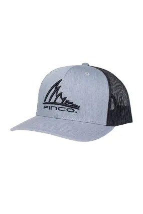 3D Trucker Hat in Gray / Black