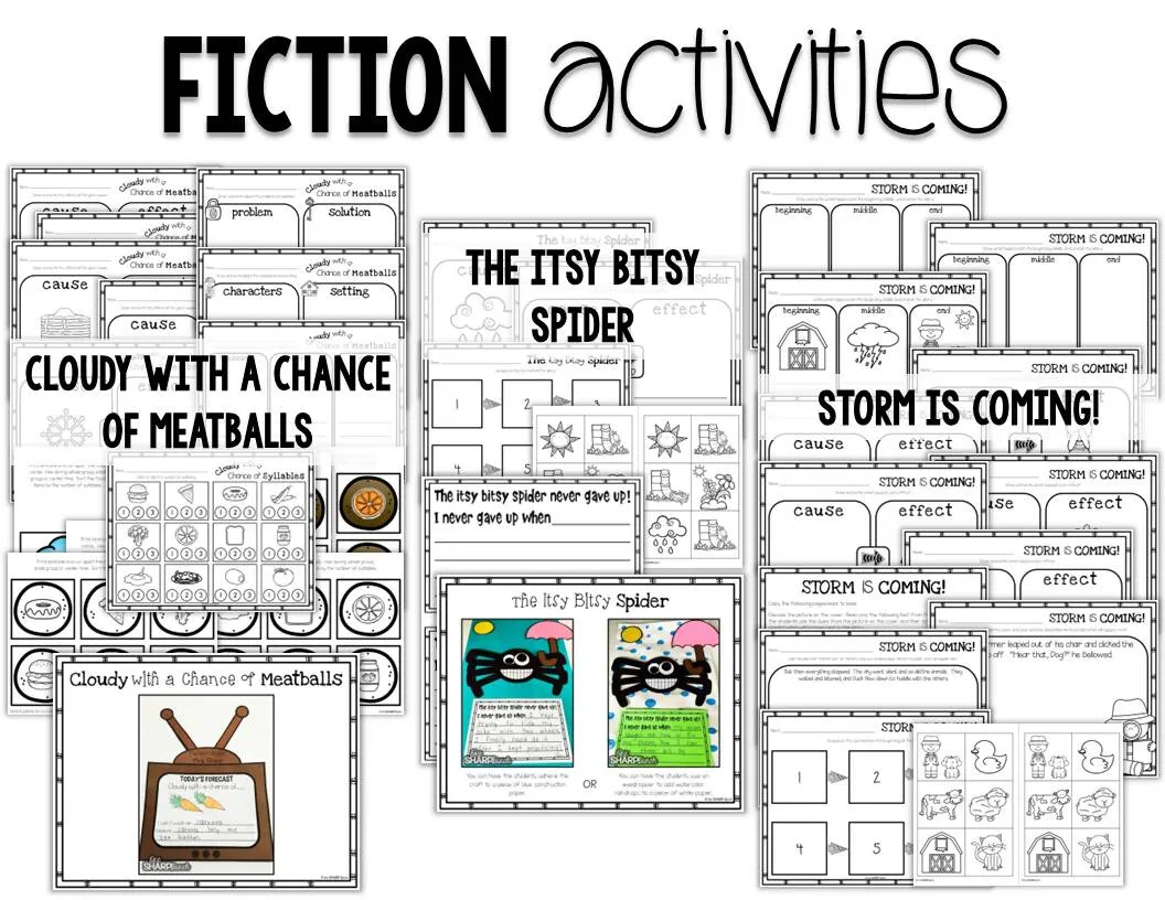 All About Rain Activities - Rain Unit - Water Cycle