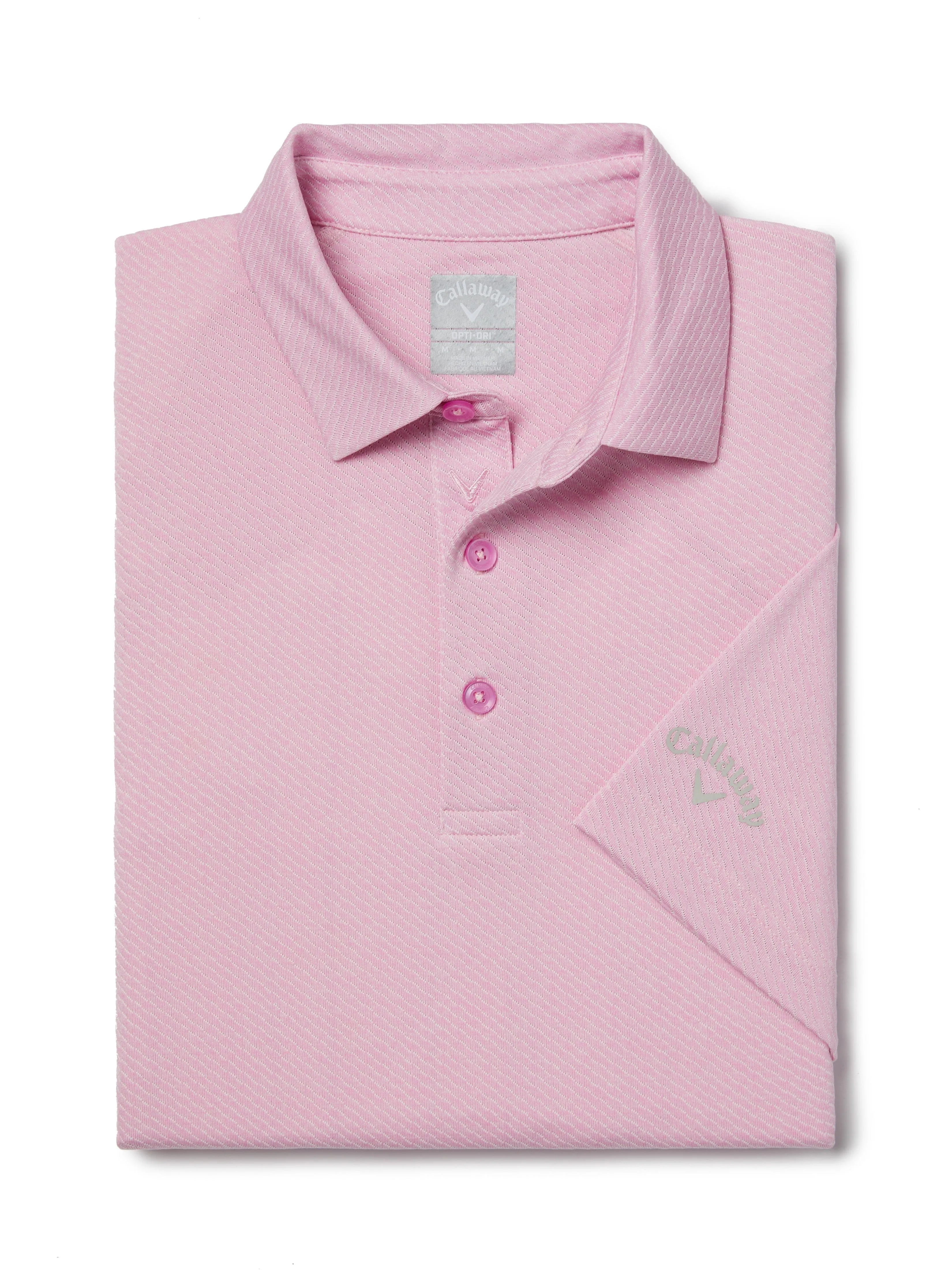 Big & Tall Ventilated Heather Jacquard Golf Polo