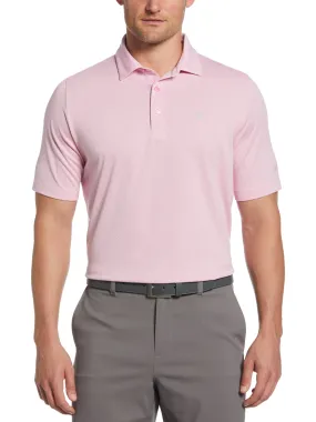 Big & Tall Ventilated Heather Jacquard Golf Polo