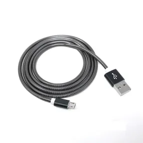 Black Micro rugged USB cable