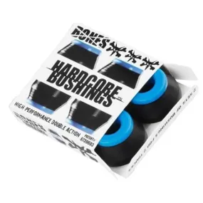 Bones Hardcore Bushings 4pc Soft Black - Blue