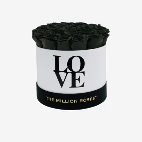 Classic White Box | Love Edition | Black Roses