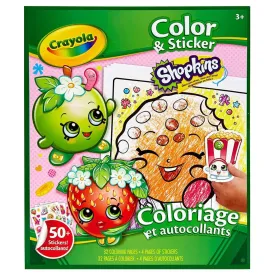 Crayola Shopkins Colour & Sticker Book