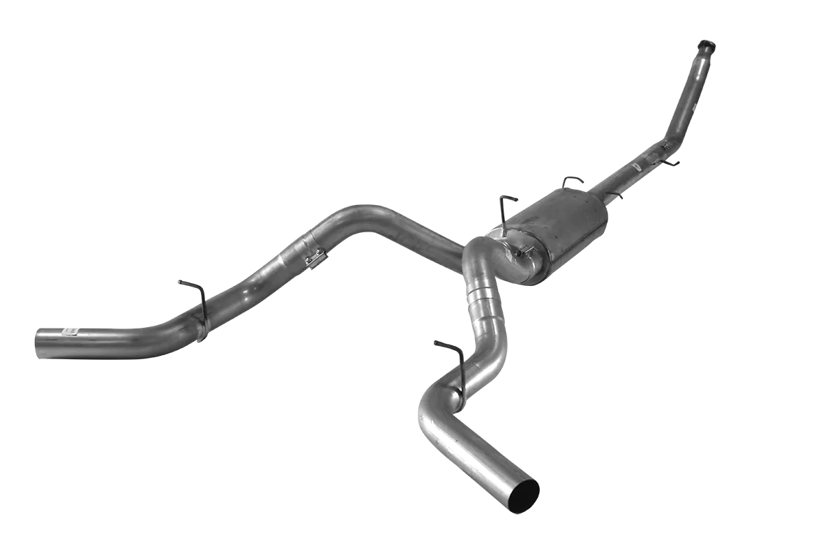 *Discontinued* 1994-2002 Cummins 4" Turbo Back Dual Exhaust w/ Muffler (FLO 702)