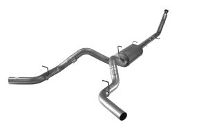 *Discontinued* 1994-2002 Cummins 4" Turbo Back Dual Exhaust w/ Muffler (FLO 702)