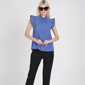 Emma Ruffle Sleeves Top