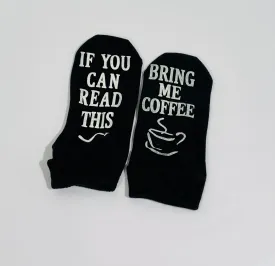 FUN SOCK -BRING ME COFFEE