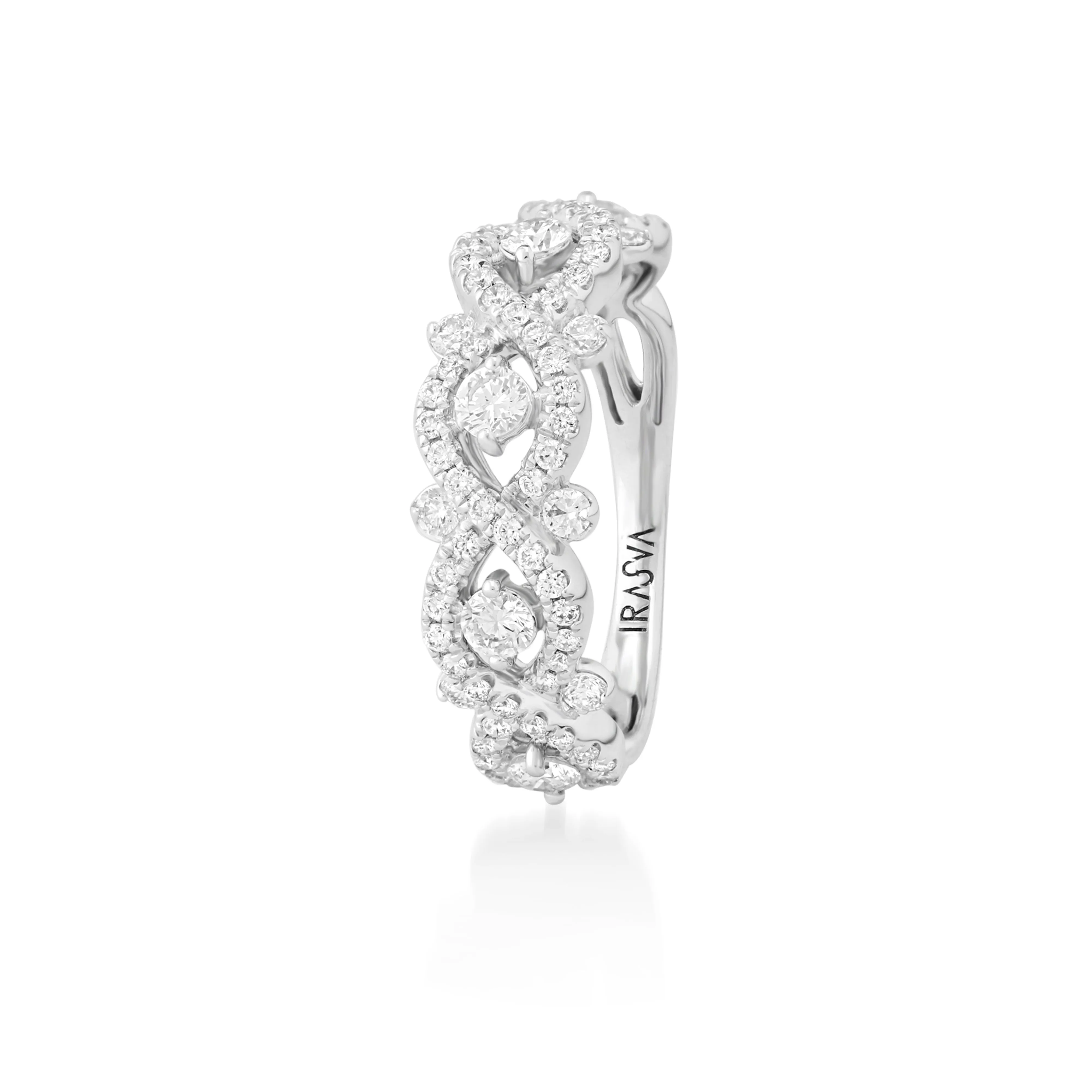 Interwoven Diamond Ring