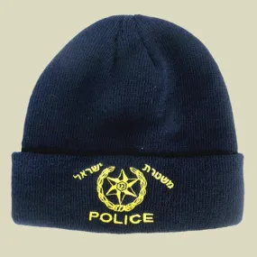 Israel Police Knitted Winter Watch Cap