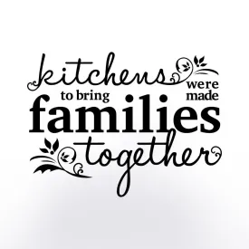 Kitchens bring families together