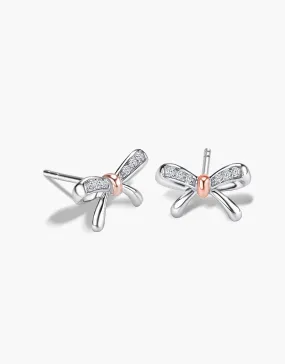 LVC Noeud Dainty Chic Diamond Earrings