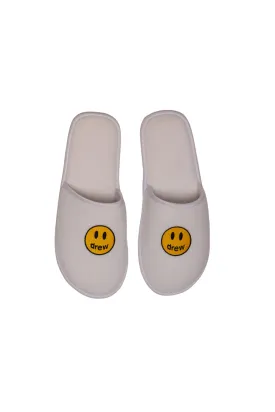 mascot house slippers - white