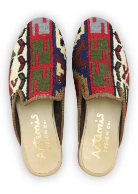 Men's Sumak Kilim Slippers - Size 7