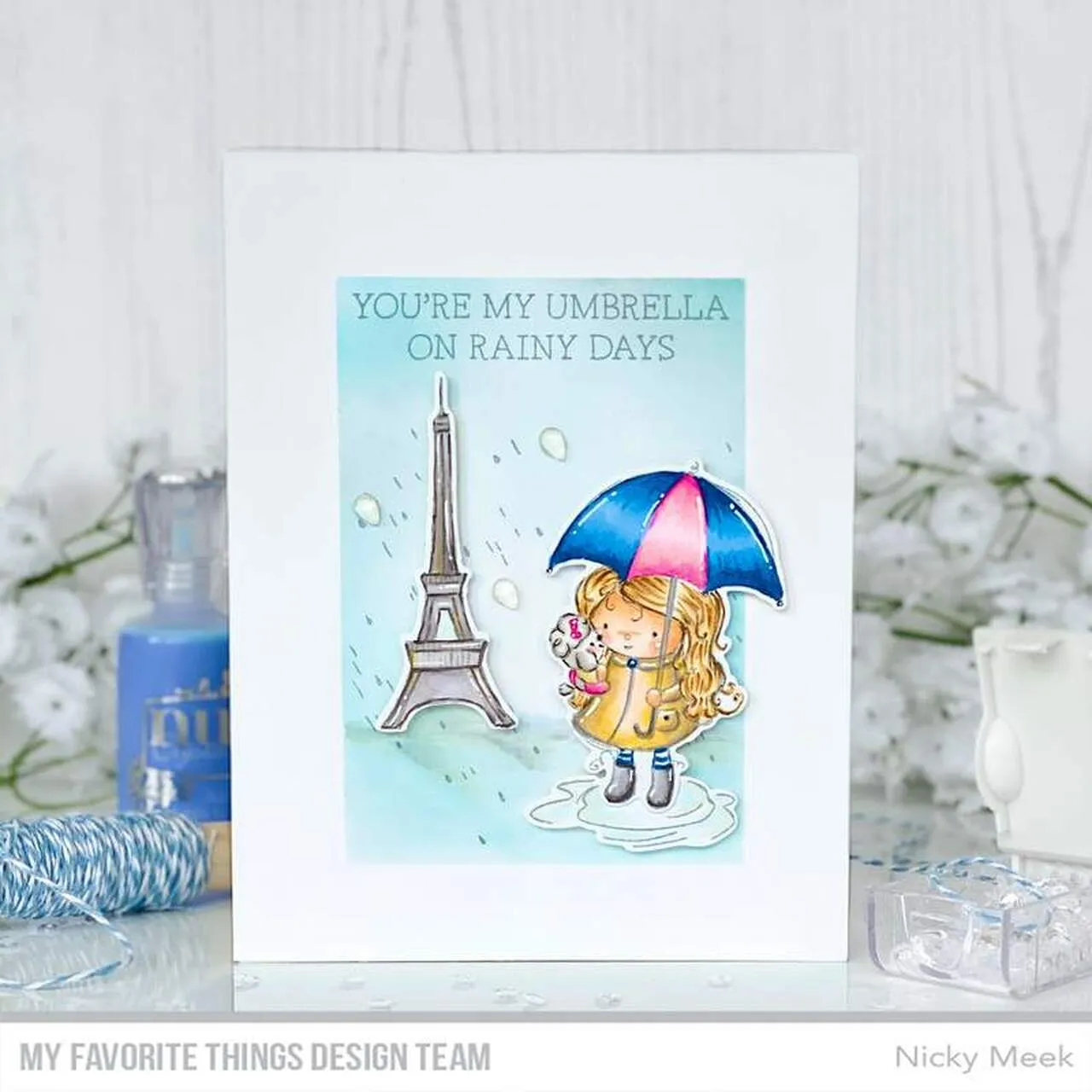 My Favorite Things Clear Stamps 4"X6" - Rainy Day Friends*