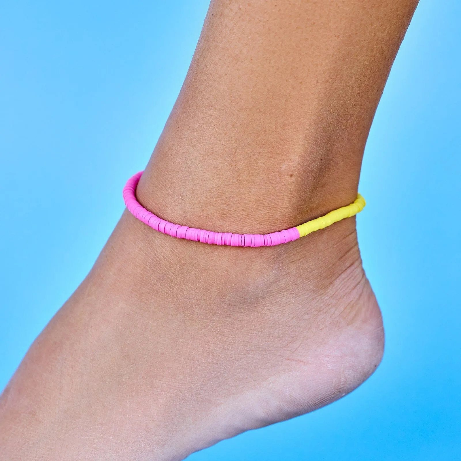 Neon Daze Seascape Stretch Anklet