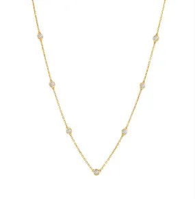 Orbit Necklace (7 Diamonds)