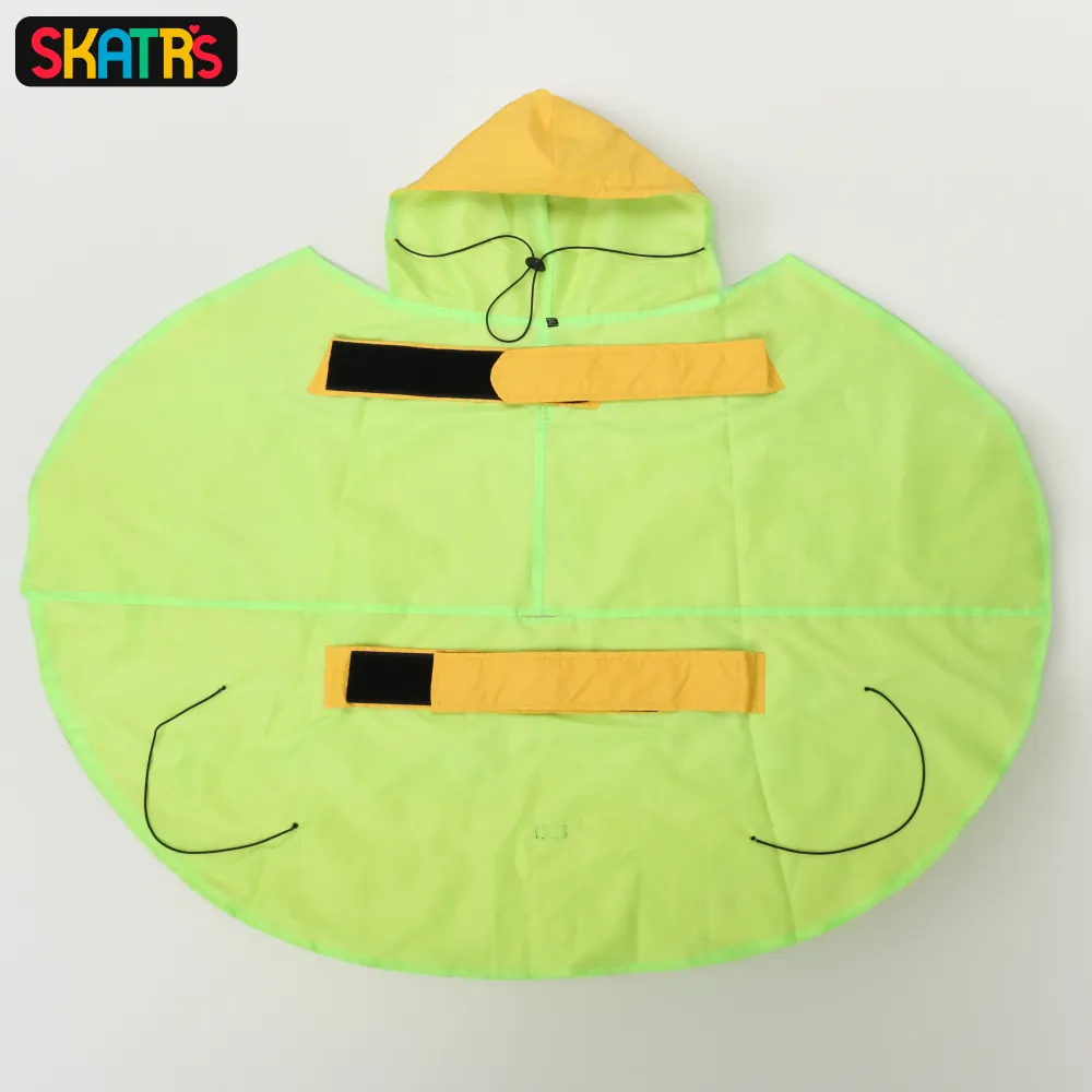 Skatrs Full Coverage Cape Style Raincoat for Dogs and Cats (Yellow)