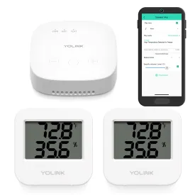 SpeakerHub & Two Temperature & Humidity Sensors Smart Home Starter Kit