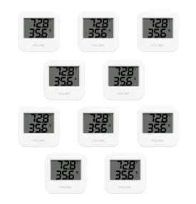 Temperature & Humidity Sensor 10-Pack, Hub Required!