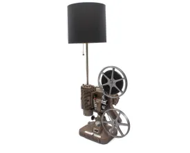 Vintage Table Lamp / Desk Lamp - Keystone Regal 8MM Projector - Hollywood & Movie Theater décor - Film Art