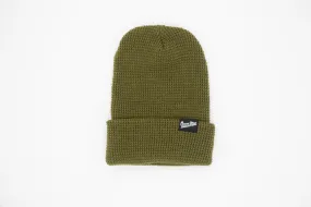 Waffle Knit Beanie - OLIVE