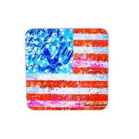 Walter Knabe Coaster Set Flag