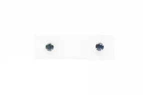 White Gold Sapphire Earrings