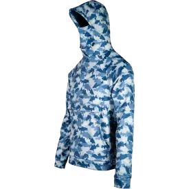 Whitewater Fish Camo Ultimate Hoodie with Gaiter