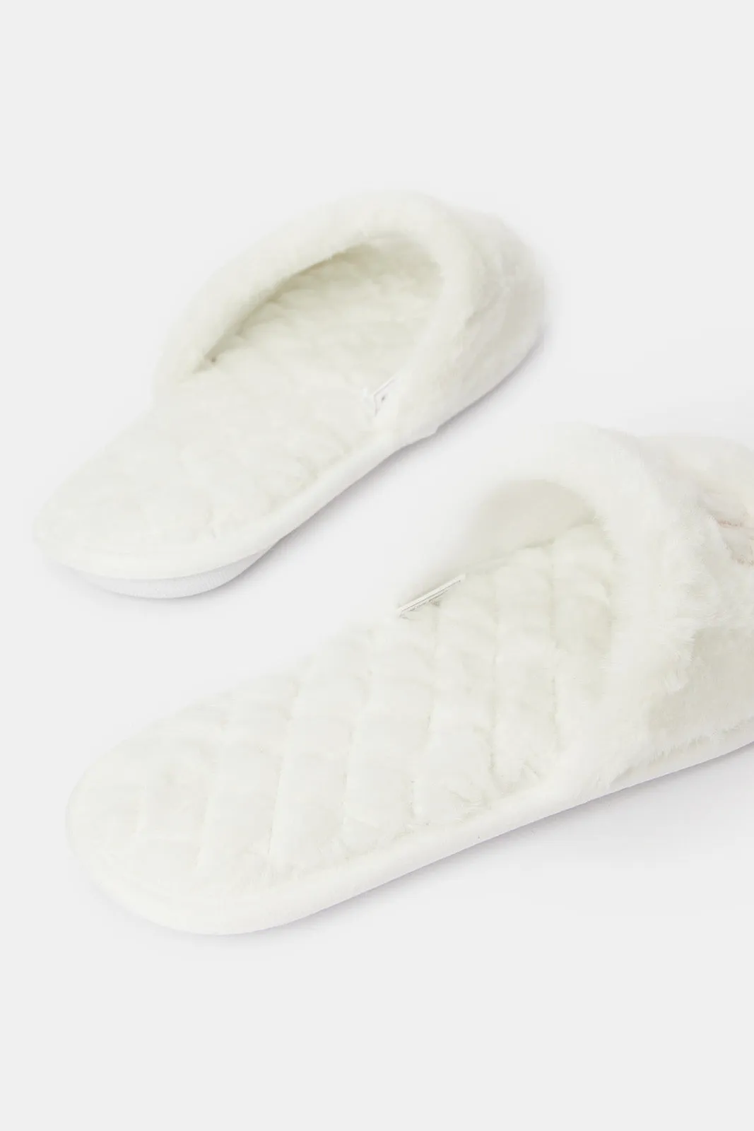 Women White Bridal Slipper